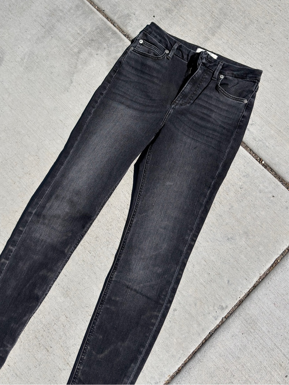 Free People High-Rise Black Jeans